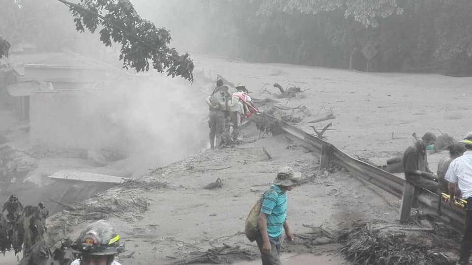 Vulkanausbruch Fuego, Guatemala